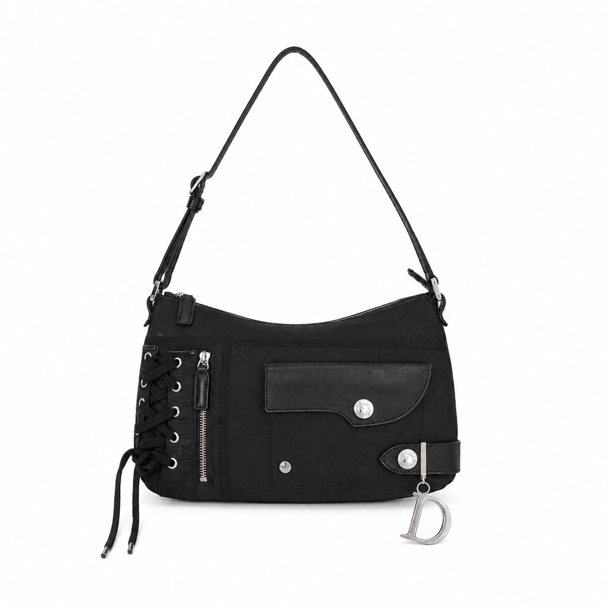 SS2004 Christian Dior Surf Lace-Up Bag by John Galliano