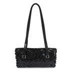 Prada SS 2000 Black Disc Shoulder Bag